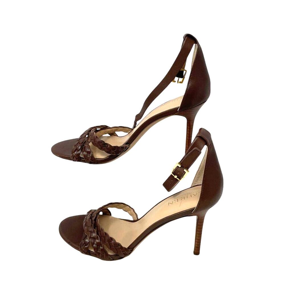 Lauren Ralph Lauren Grayce Braided Leather Sandal Sz 7.5